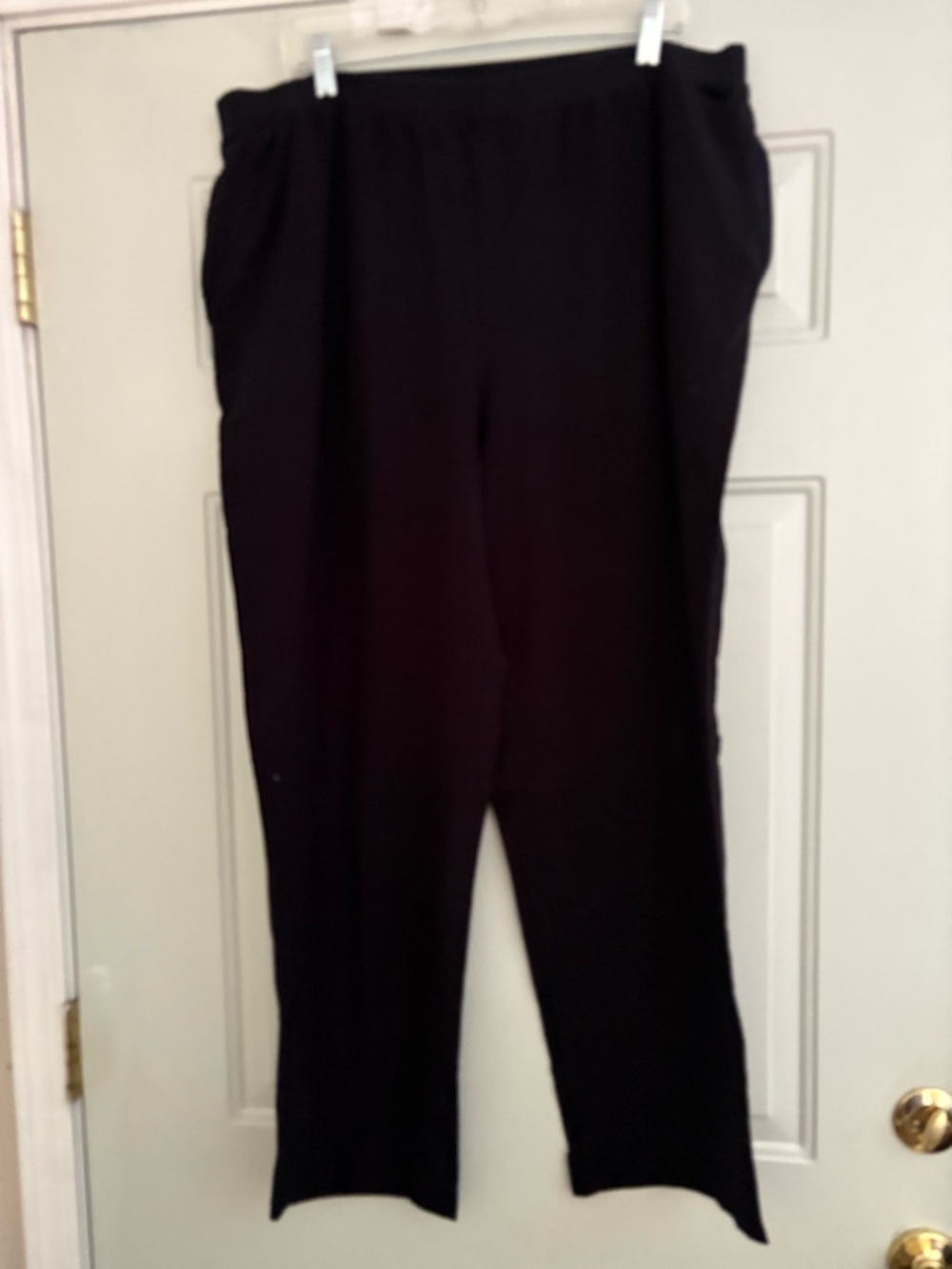 Catherines Black Straight-Leg Women’s Pants
